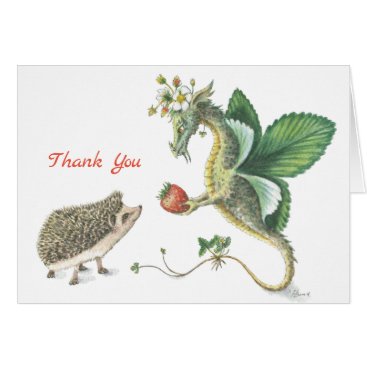Thank you Strawberry Dragon card Thank you Strawberry Dragon card