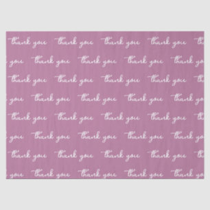 THANK YOU STYLISH SIMPLE MODERN PERSONALIZED TISSUE PAPER