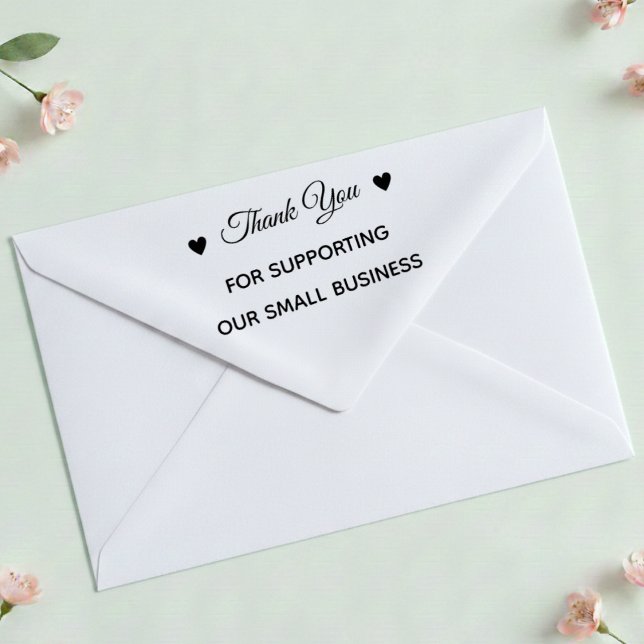 Thank You Supporting Our Small Business Self-inking Stamp (Creator Uploaded)