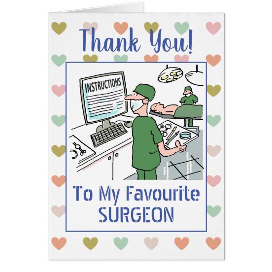 Surgeon Thank You Gifts on Zazzle