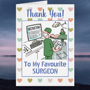 Thank You Surgeon Cards