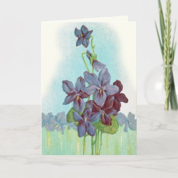 Thank You: Sweet Violets Thank You Card by GoodThingsByGorge at Zazzle