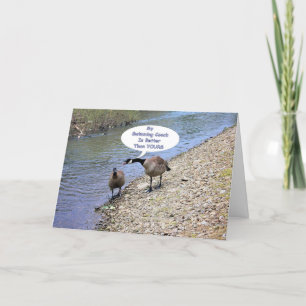 Thank you, Swim Coach, comical You Card