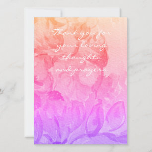 thank you sympathy card