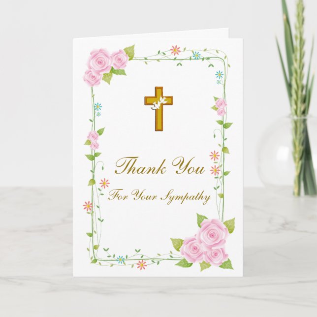 Thank You Sympathy Card (Front)