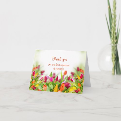 Thank You Sympathy Card