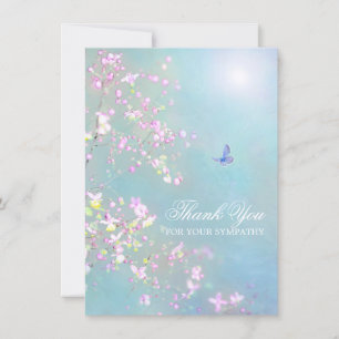 Thank You Sympathy Funeral Butterfly PHOTO