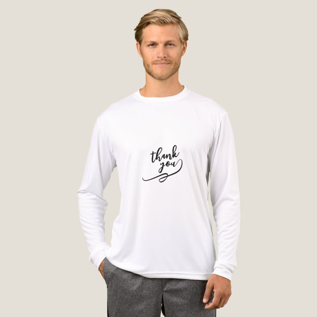 Thank You T-Shirt Tri-Blend Shirt (Front Full)