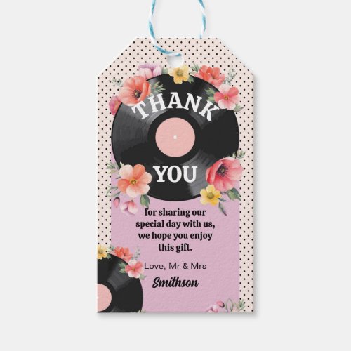 Thank you Tags Wedding Records Music Florals