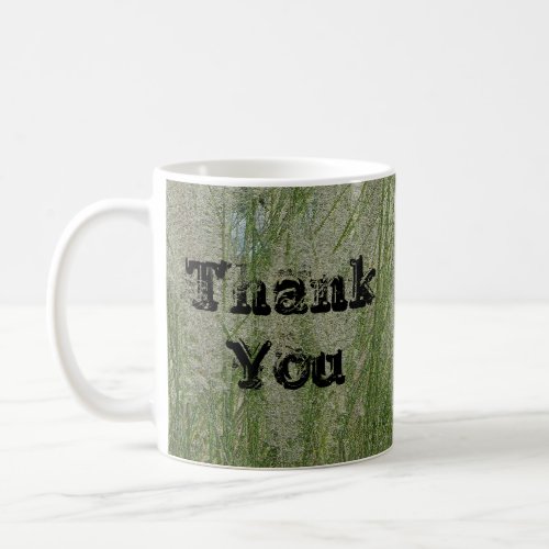 Thank You Tall Desert Grass Photo Appreciation Coffee Mug
