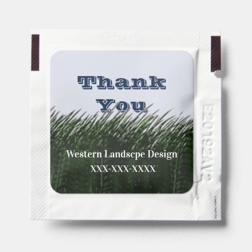 Thank You Tall Grass Promo Customer Appreciation Hand Sanitizer Packet