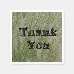 Thank You Tall Plants Desert Grass Appreciation Napkins