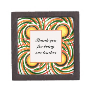 Thank You Teacher Appreciation Colorful Swirls Gift Box Thank You Teacher Appreciation Colorful Swirls Gift Box