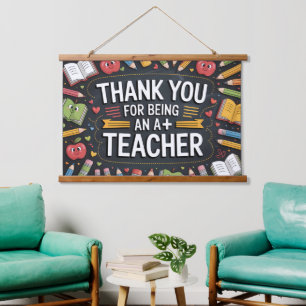 Thank you Teacher Appreciation  Hanging Tapestry
