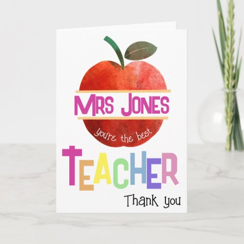 thank you teacher appreciation you are the best 