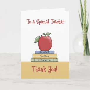 Thank You Teacher Card
