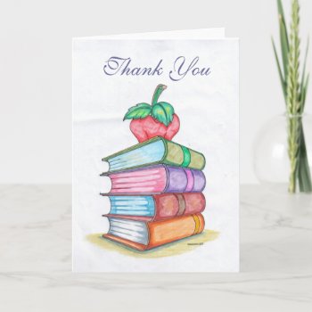 Thank You Teacher Card by christymurphy123 at Zazzle