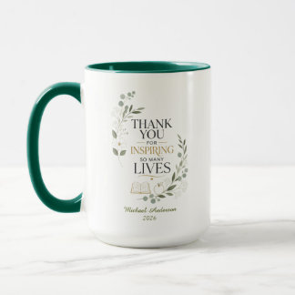 Thank You Teacher Custom Name Retirement Mug
