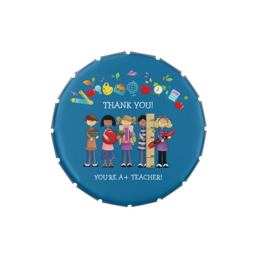 Thank You, Teacher. Gift  Candy Tin (Top)