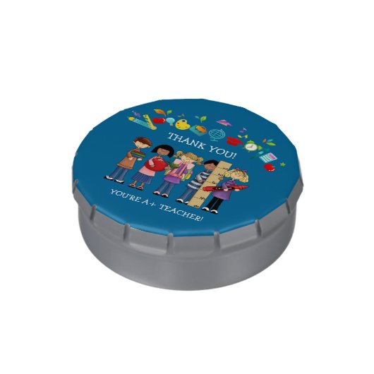 Thank You, Teacher. Gift  Candy Tin (Side)