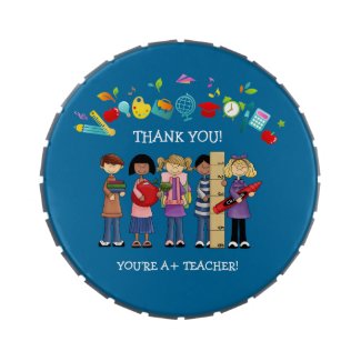 Thank You, Teacher. Gift Candy Tins for Teachers