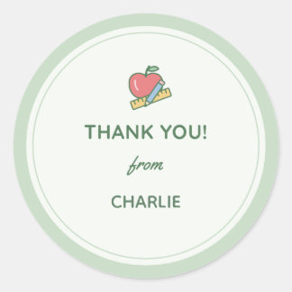 "Thank You" Teacher Gift Sticker