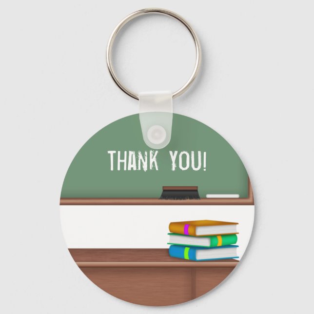 Thank You Teacher Gifts Keychain (Front)
