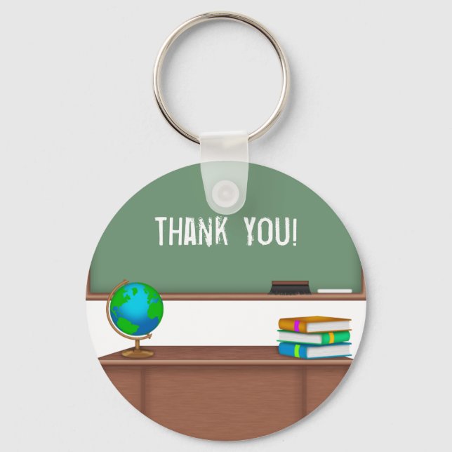 Thank You Teacher Gifts Keychain (Front)