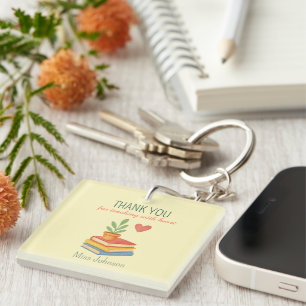 Thank You Teacher – Heartfelt Appreciation Gift Keychain
