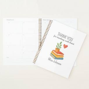 Thank You Teacher – Heartfelt Appreciation Gift Planner
