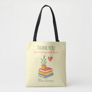 Thank You Teacher – Heartfelt Appreciation Gift Tote Bag