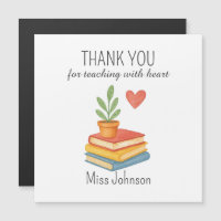 Thank You Teacher – Heartfelt - Thank you Card
