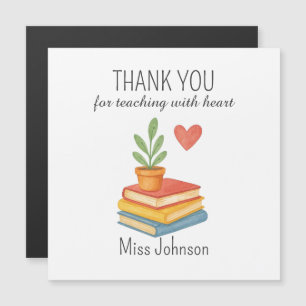 Thank You Teacher – Heartfelt - Thank you Card
