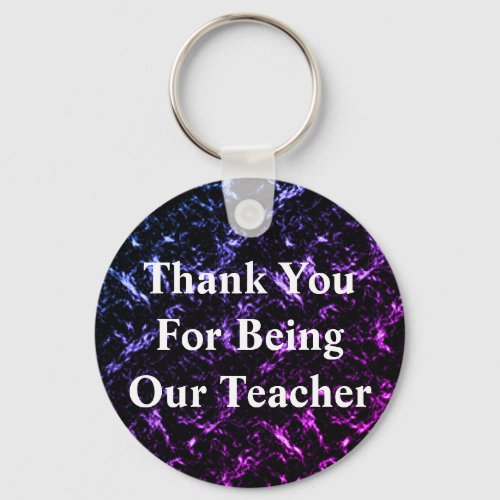 Thank You Teacher Inexpensive Class Appreciation Keychain
