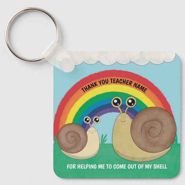 Thank You Teacher Keychain (Front)