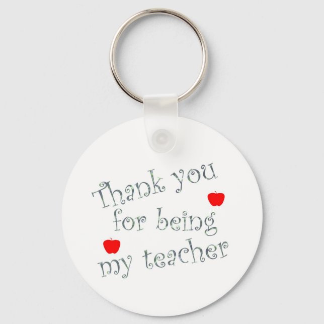 Thank you teacher keychain (Front)