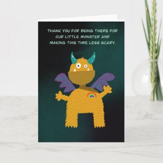 Thank you teacher, nursery teacher, kindergarten card