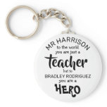 Thank you Teacher Quoted Keychain Thank you Teacher Quoted Keychain