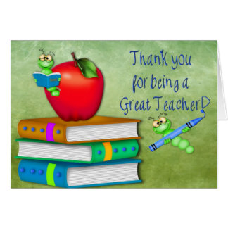 Teacher Thank You Cards | Zazzle