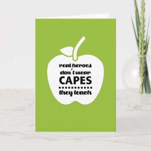 Thank You Teacher  Teaching Quote  Thank You Card