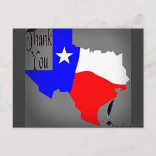 Thank You Texas! Postcard
