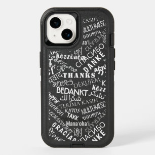 Thank You Text Multilingual iPhone Case