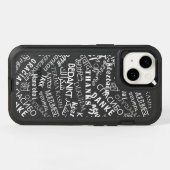 Thank You Text Multilingual iPhone Case (Back Horizontal)