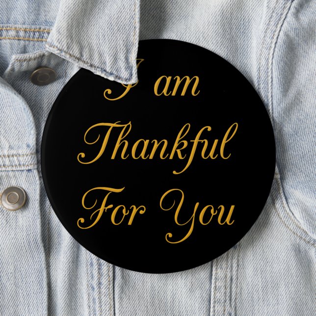 Thank You Text Quote Art Print Design Button (In Situ)