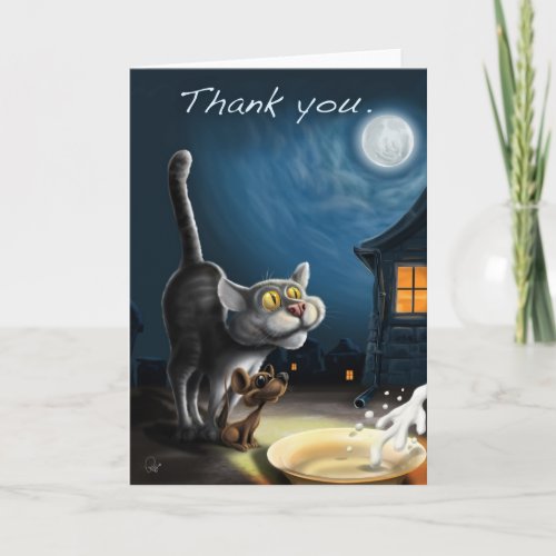 Thank you thank you card