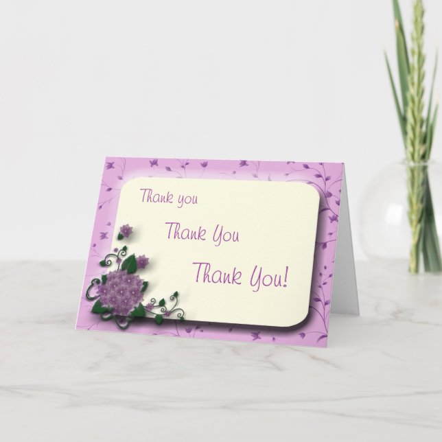 Thank you Thank you Card (Front)