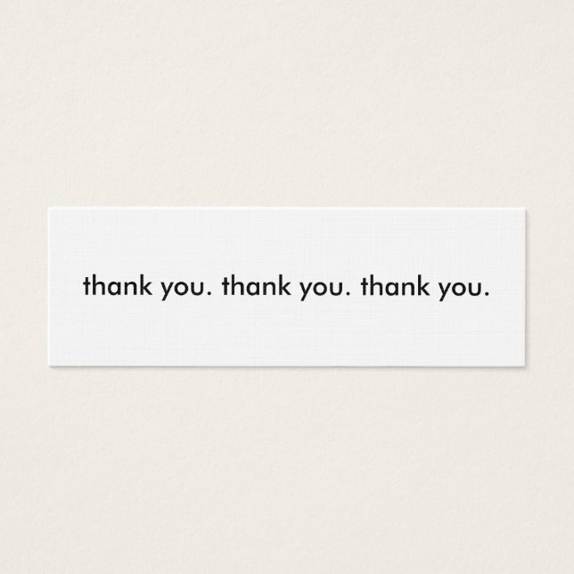 thank you. thank you. thank you. (Front)