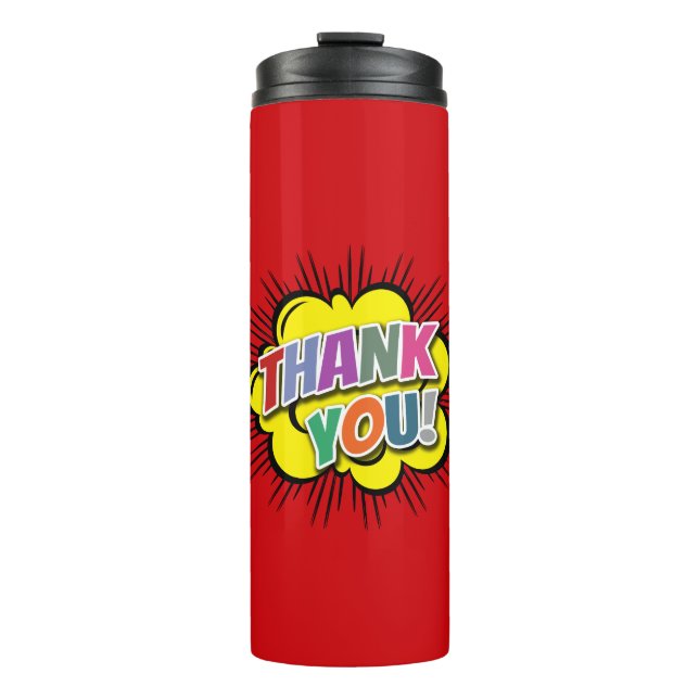 Thank You Thermal Tumbler (Front)