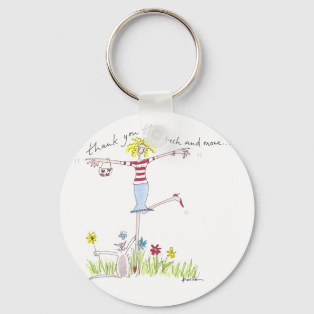 Thank you this much and more key fob (Front)