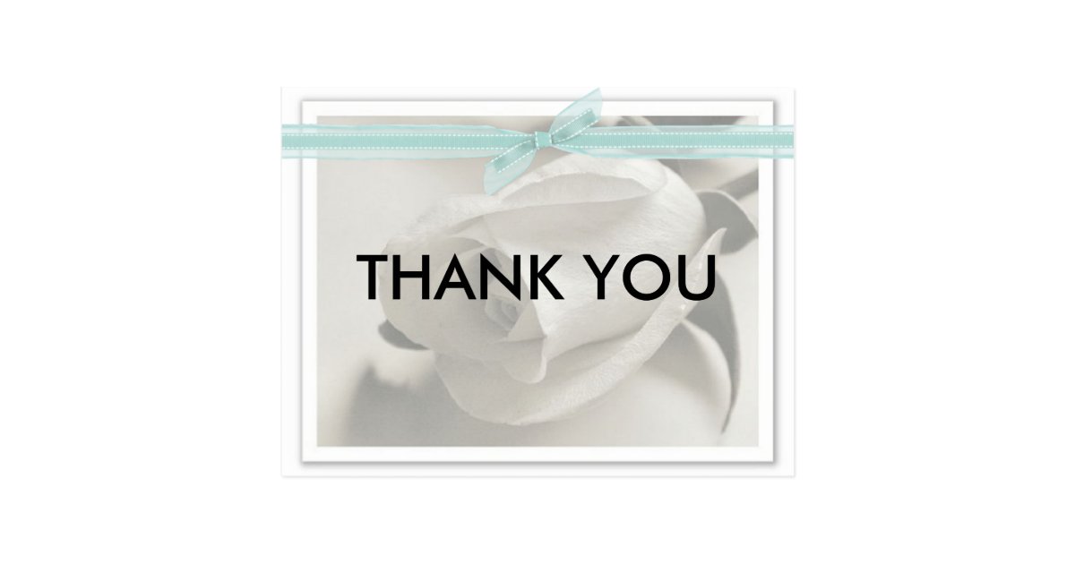 Thank you Tiffany Postcard | Zazzle